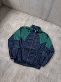 Rompevientos Adidas Trefoil 90s azul marino y verde