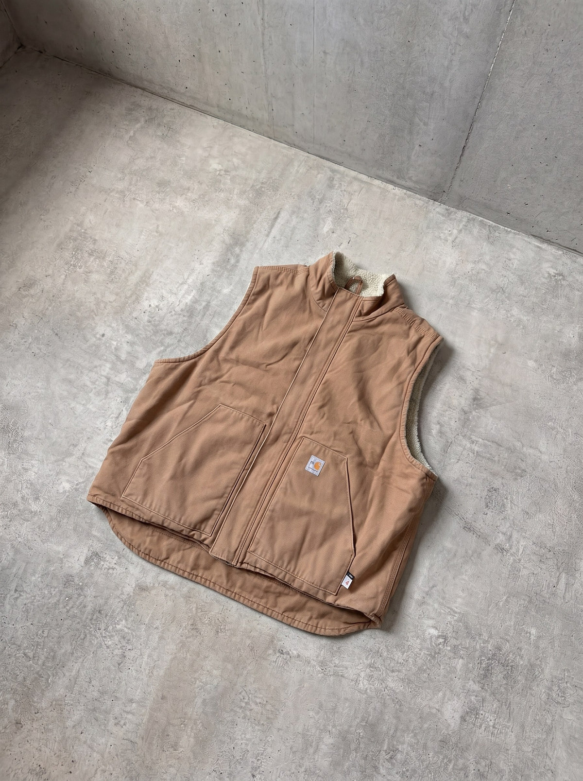 Chaleco Carhartt Camel FR marrón