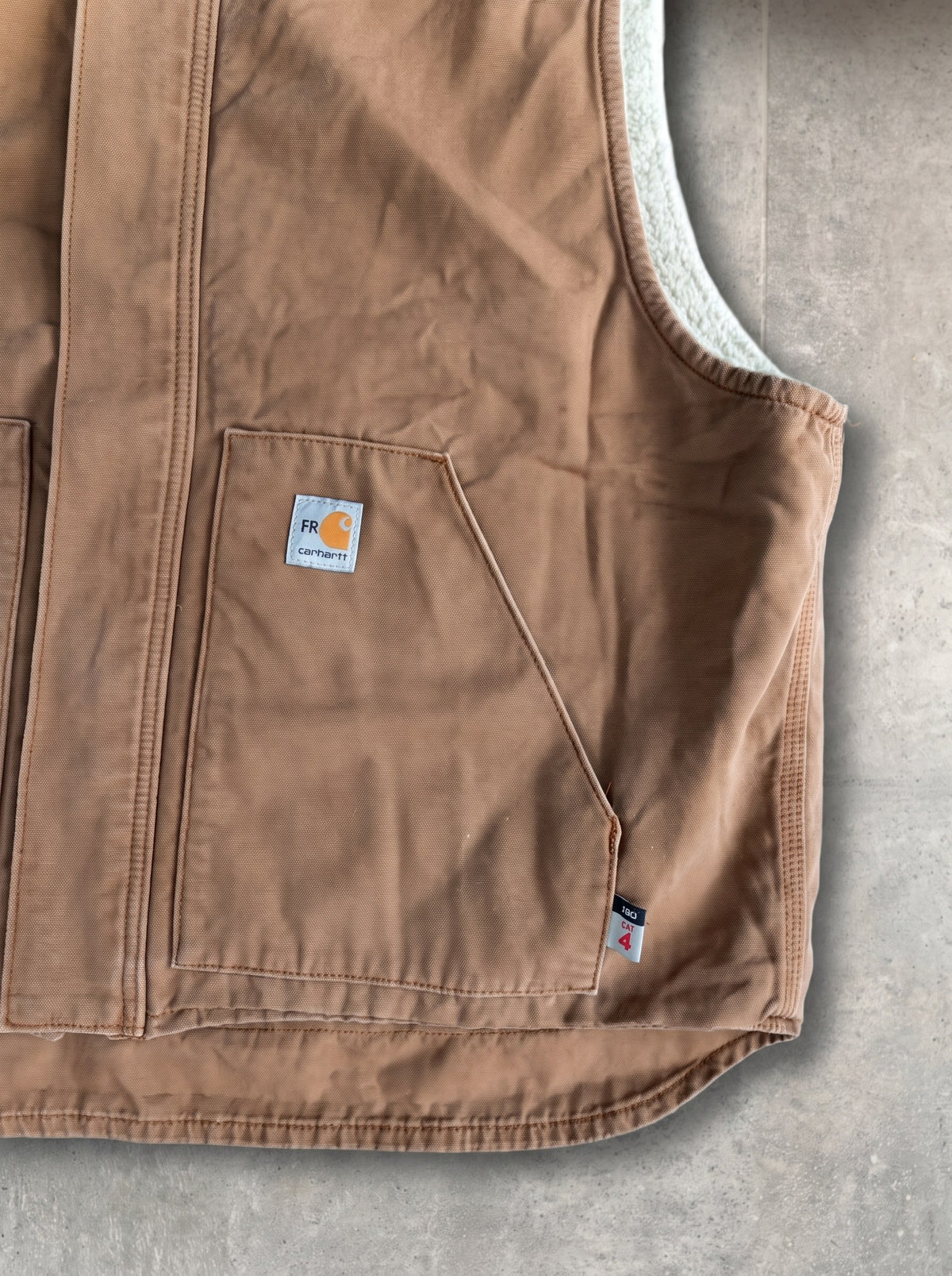 Chaleco Carhartt Camel FR marrón