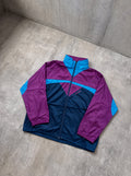 Rompevientos Adidas 90s violeta, celeste y azul marino