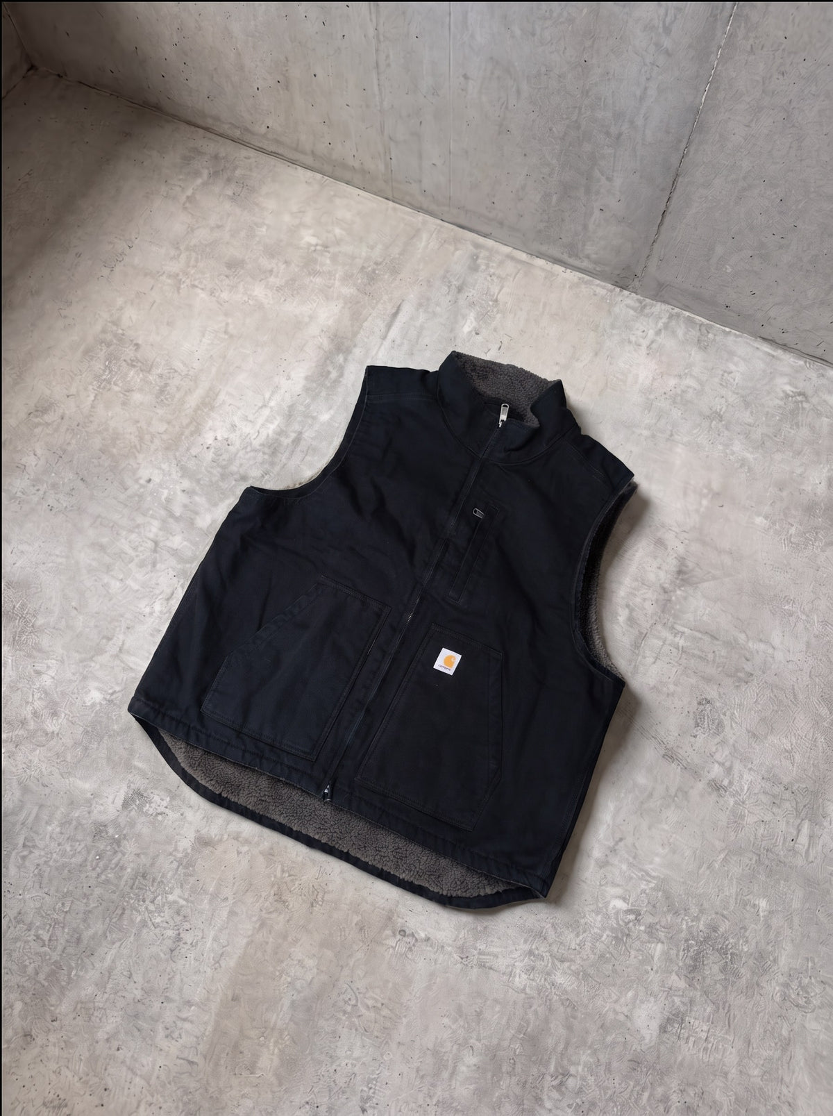 Chaleco Carhartt Sherpa azul muy oscuro