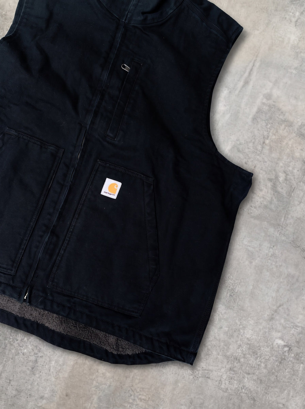 Chaleco Carhartt Sherpa azul muy oscuro
