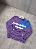 Anorak Adidas 90s violeta, azul y blanco