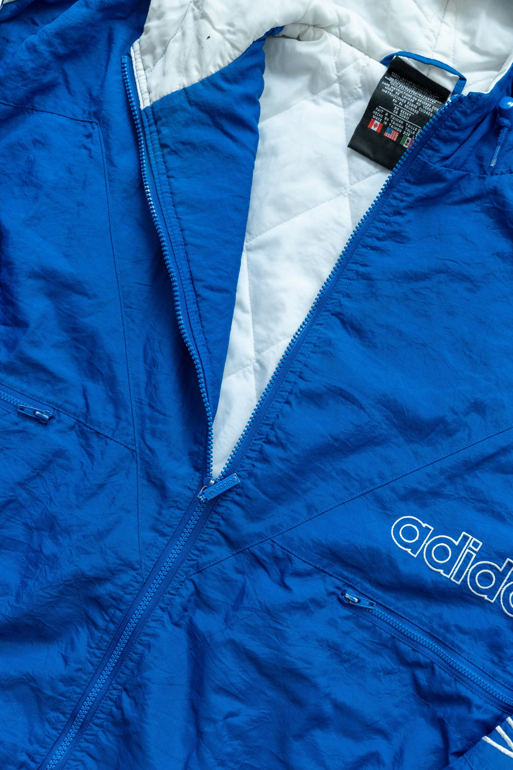 Campera Adidas Trefoil 90s Azul azul