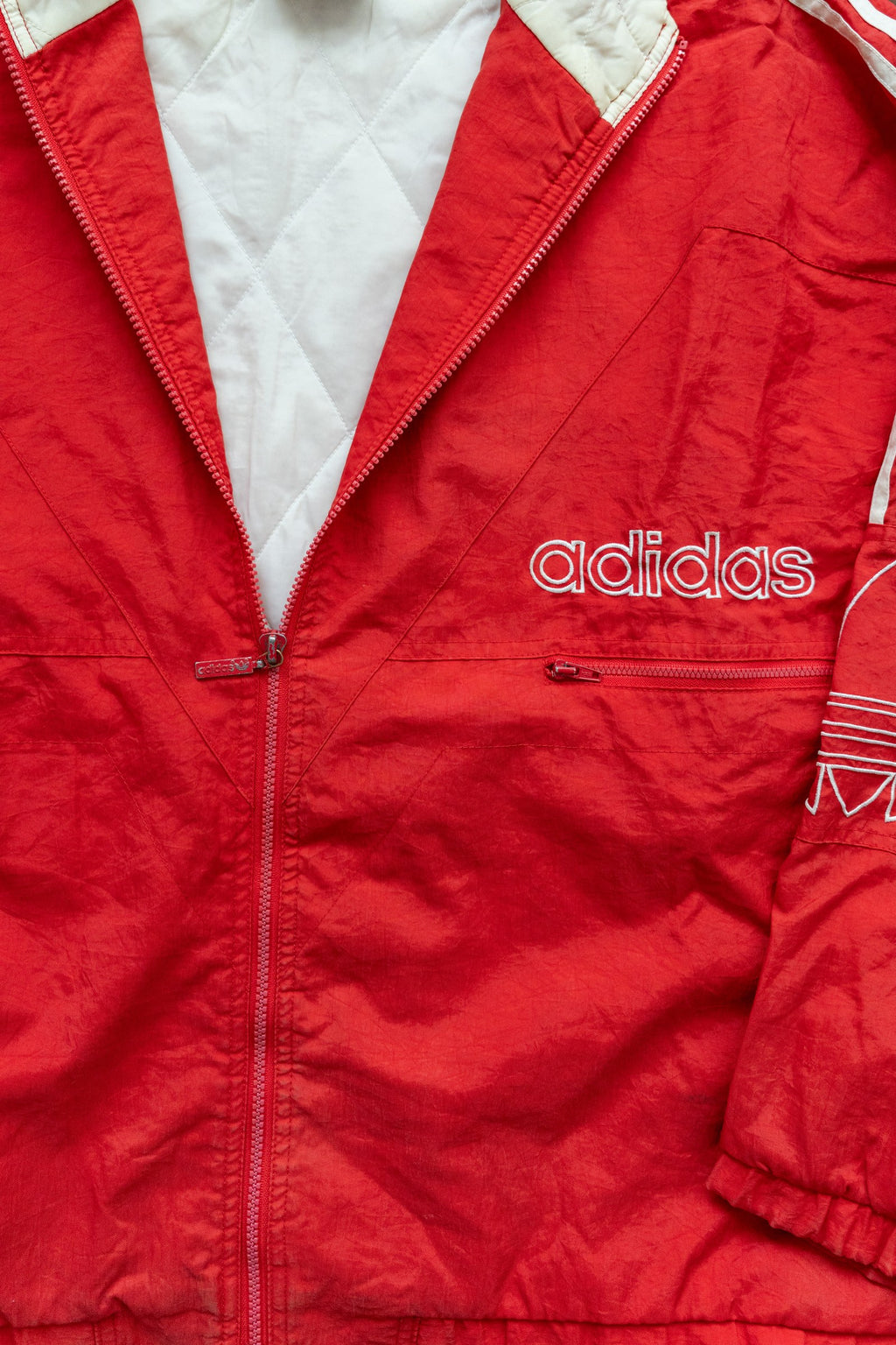 Campera Adidas Trefoil 90s Roja rojo