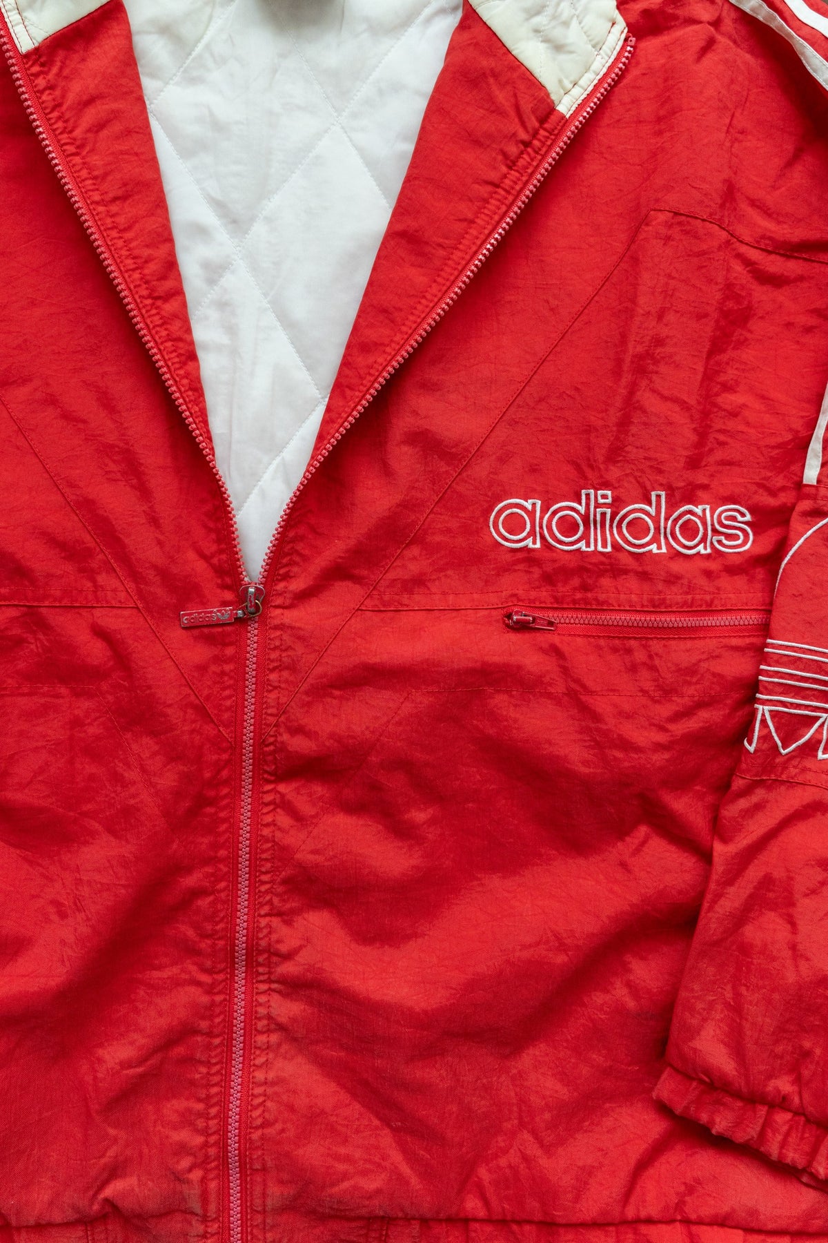 Campera Adidas Trefoil 90s Roja rojo