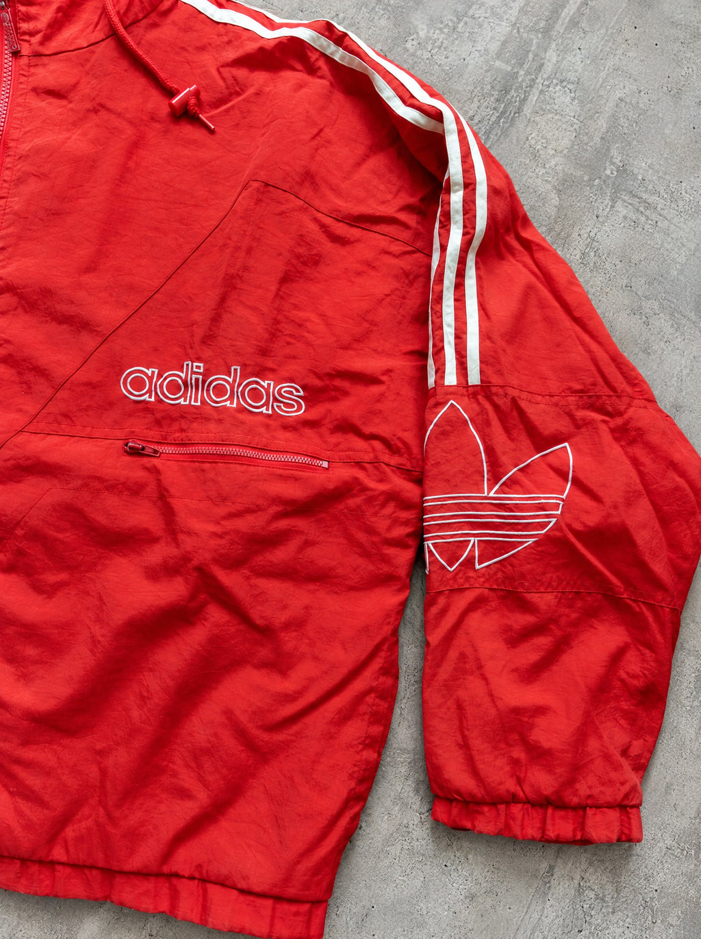 Campera Adidas Trefoil 90s Roja rojo