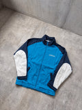 Rompevientos Adidas Big Trefoil 90s celeste, azul marino y blanco