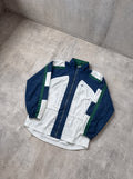 Rompevientos Adidas Trefoil 90s azul marino, blanco y verde