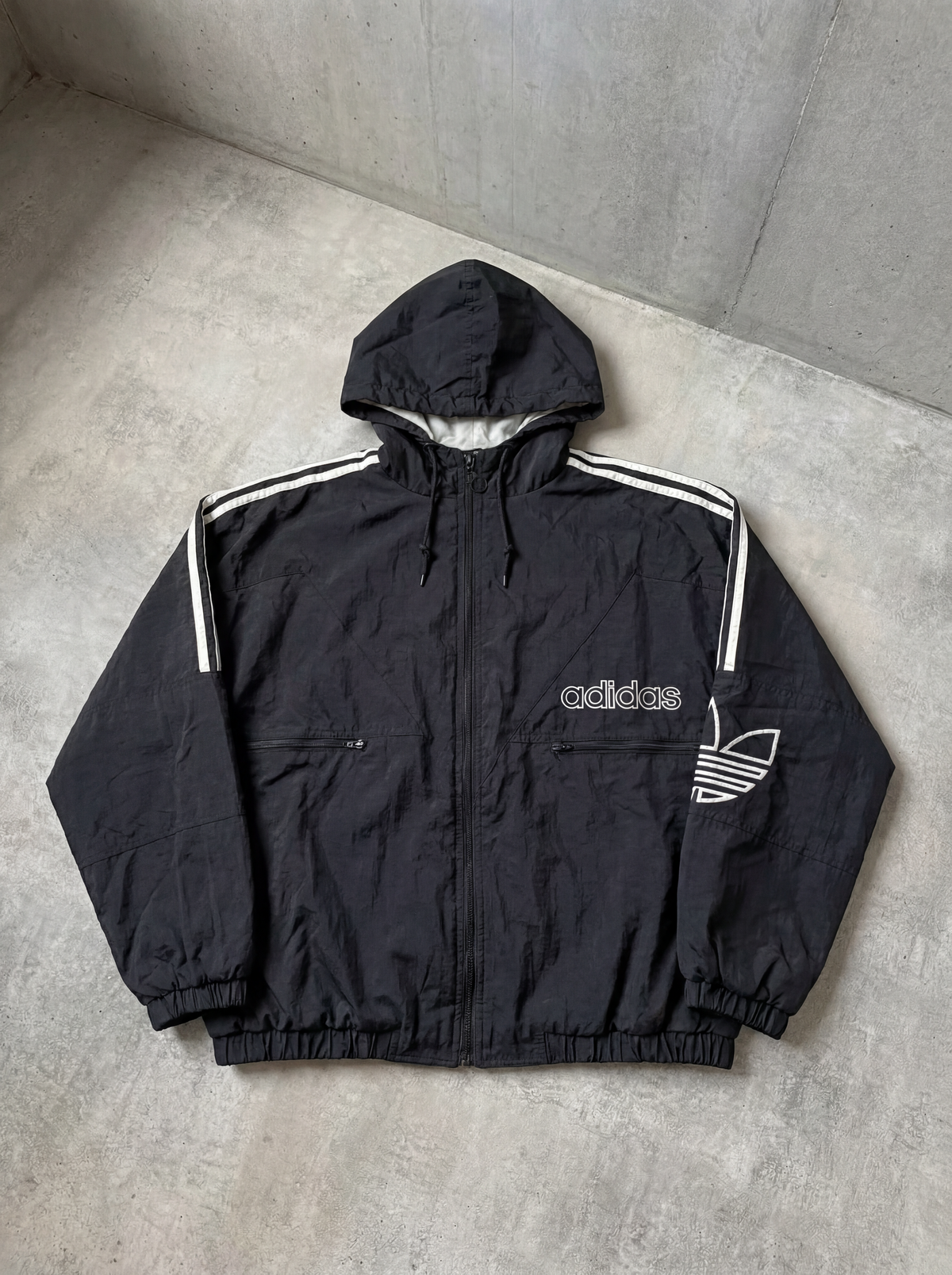 Campera Abrigo Adidas Trefoil 90s